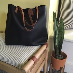 Madewell Leather Transport Tote